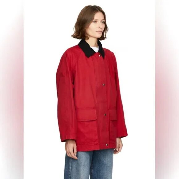 The Row Elodianna Long-Sleeve Cotton Utility Jacket - Picture 2 of 12